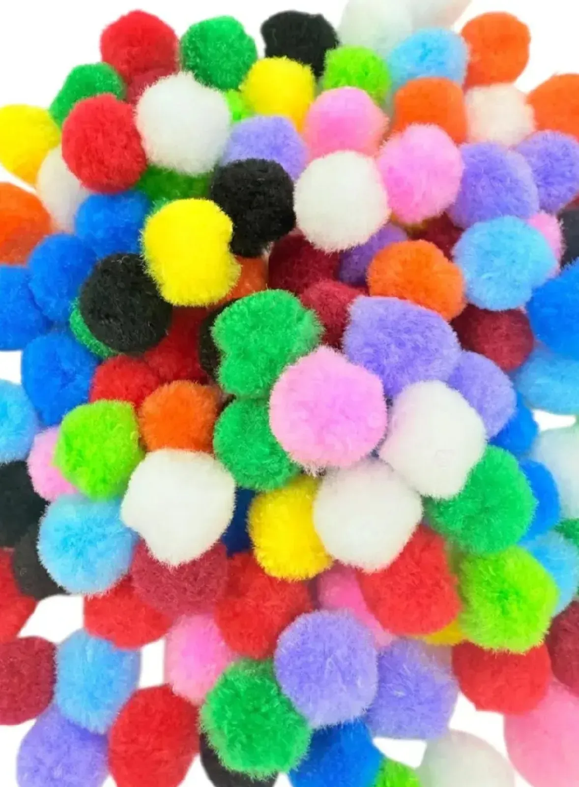 Pompon de fieltro 1.5cm multicolor x25 unidades 2