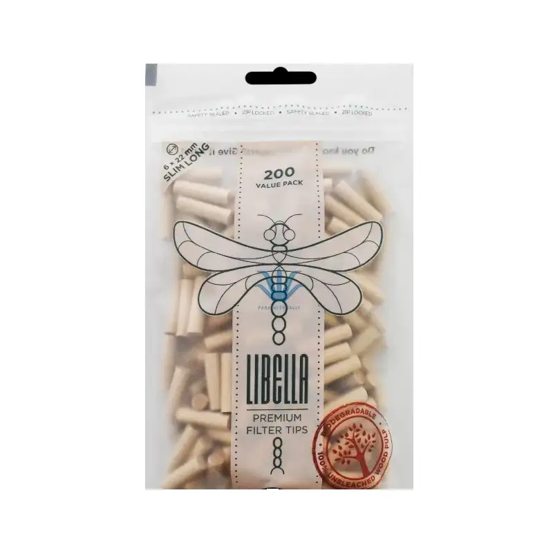 Filtro Libella Slim Long Unbleached X1u