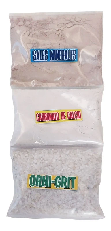 Caja de 3 Minerales 130g para Aves Chy-16 2
