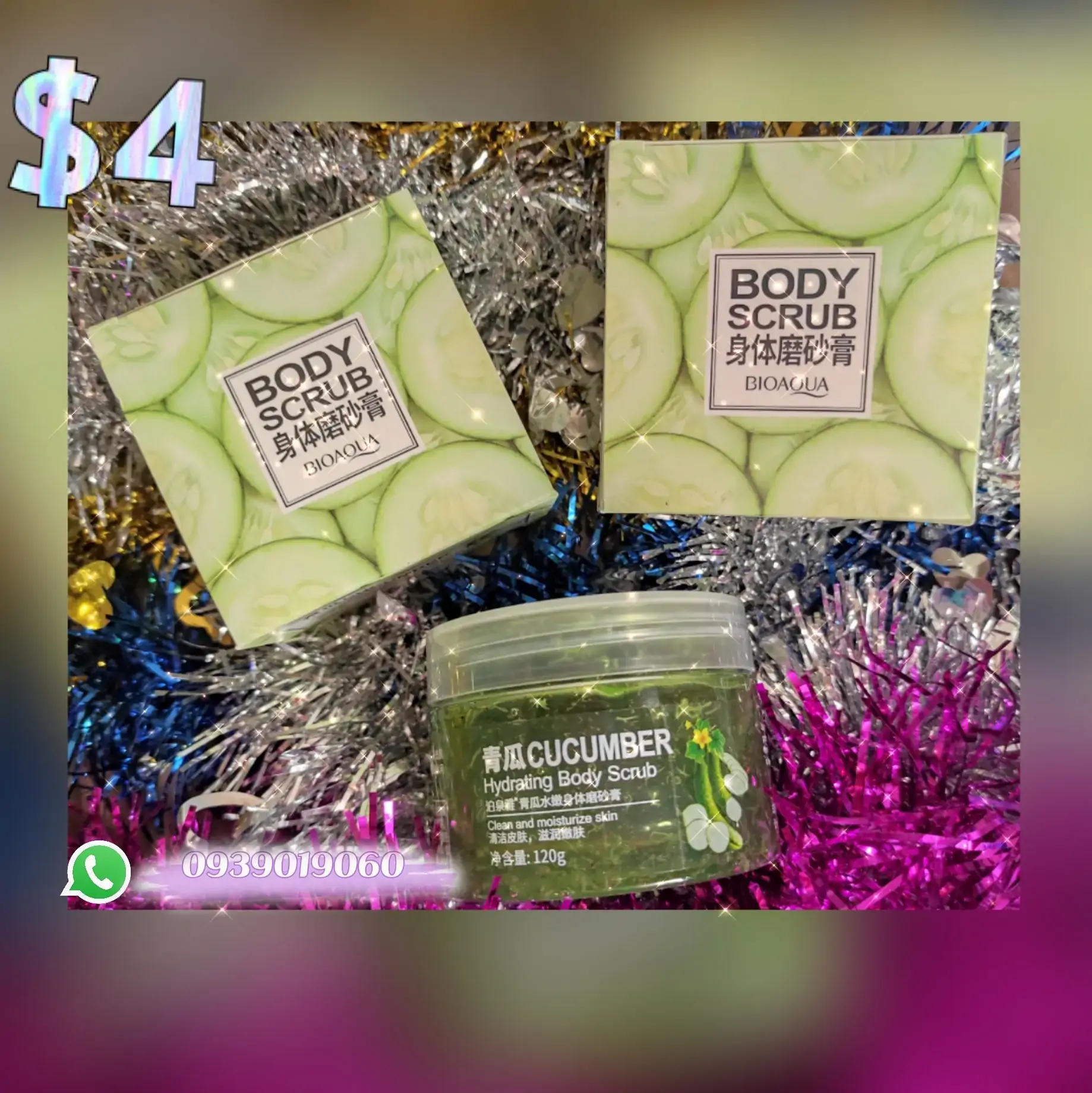 Exfoliante de pepino🥒❤️