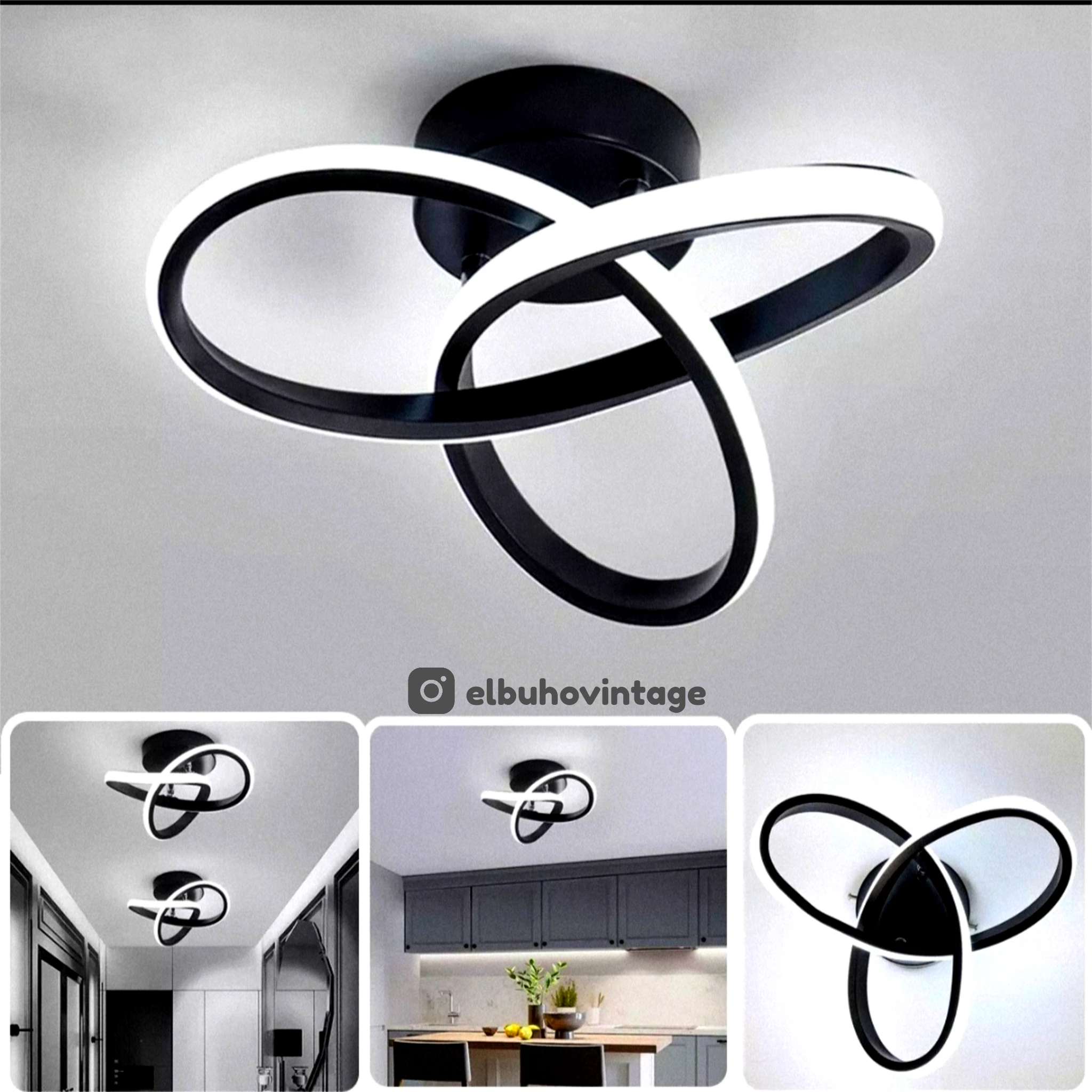 Aplique LED decorativo para Techo o Pared 8