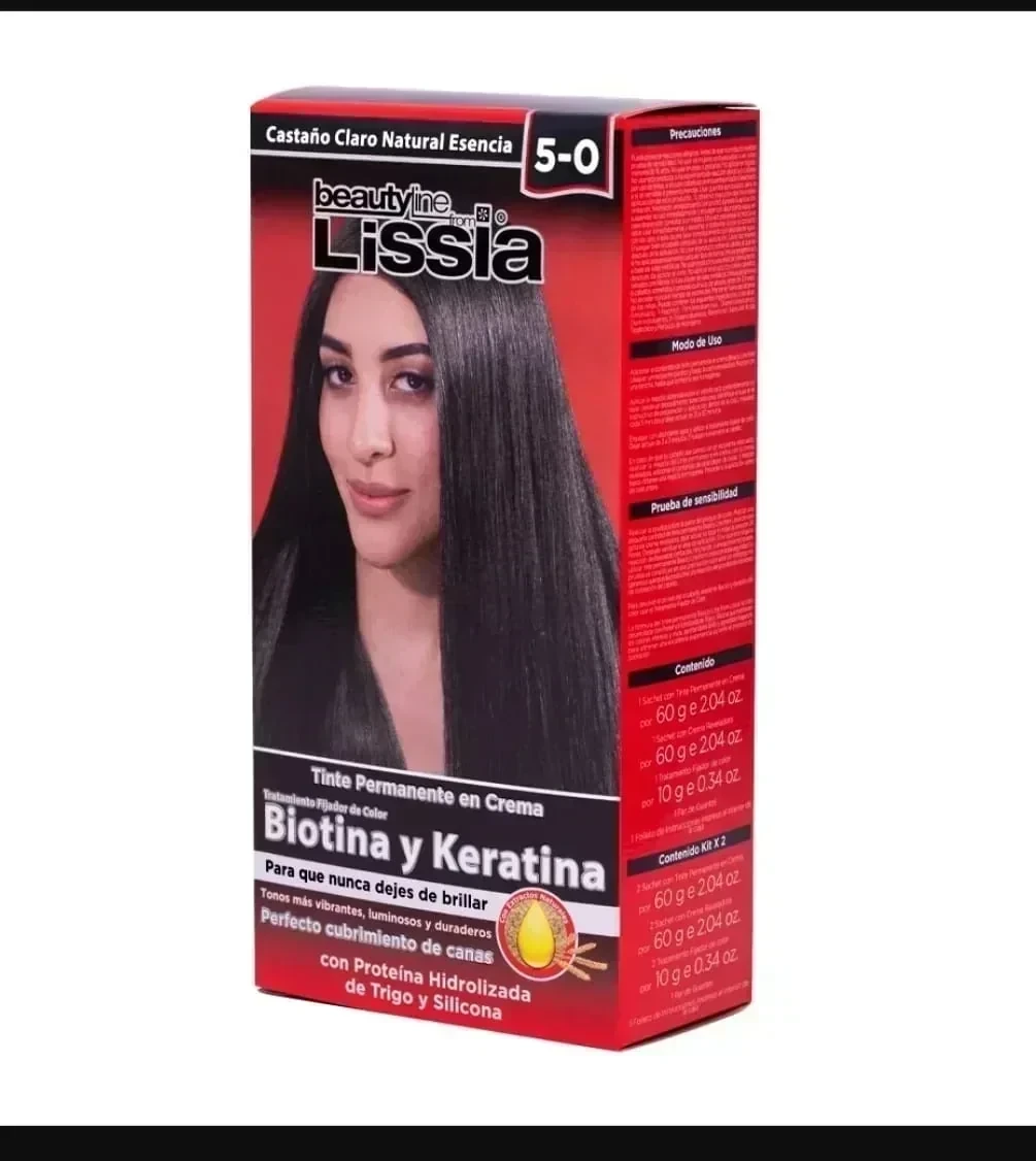 lissia tinte 5.0 castaño claro