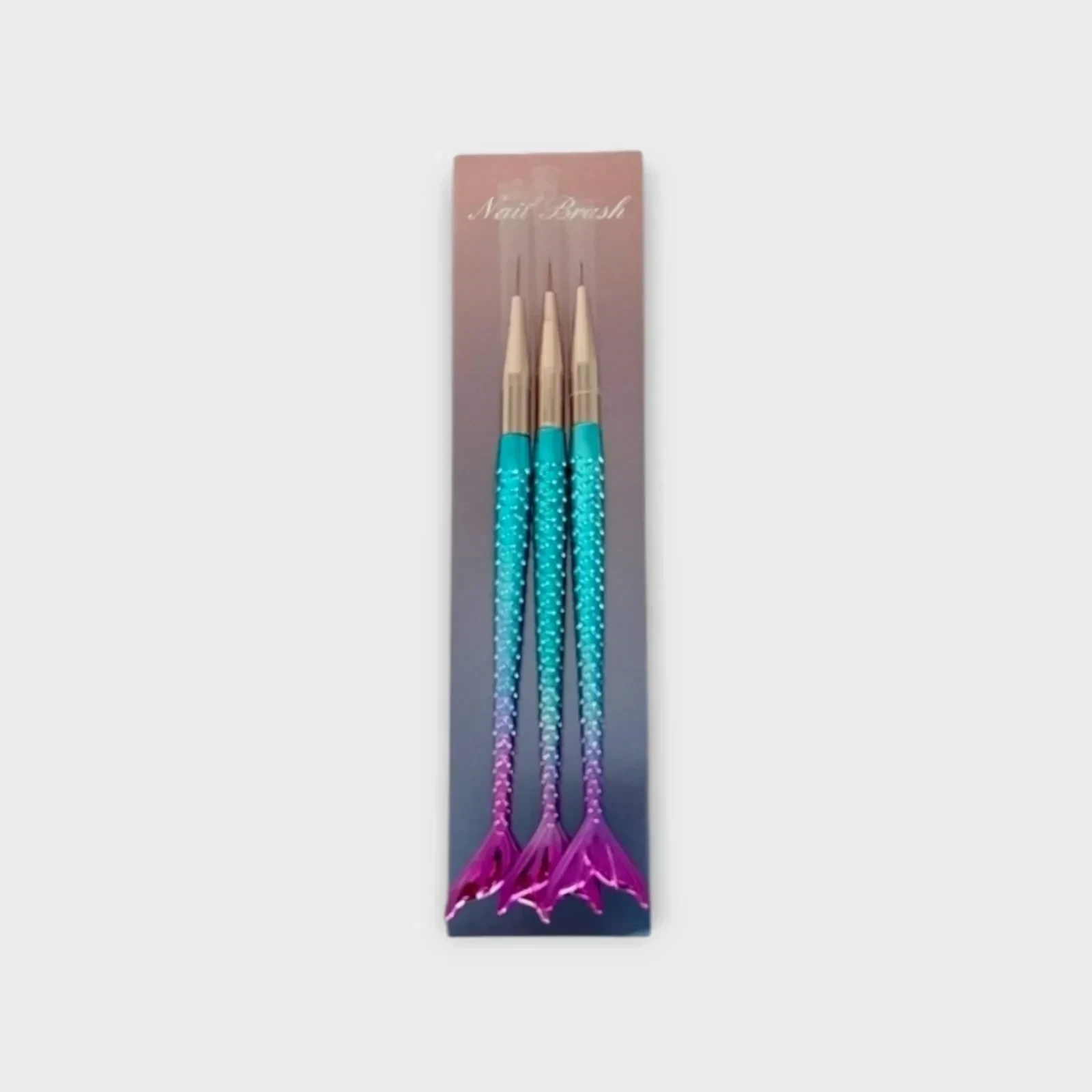 yael pincel para uñas x3 pk76
