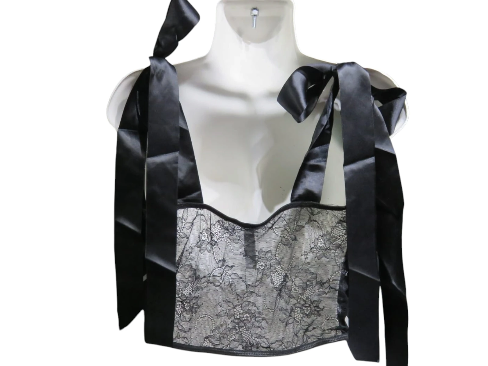 Top encaje con liston 2