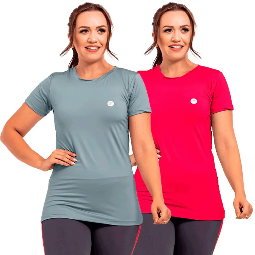 Kit 2 Camisetas  UV Academia Poliamida 3