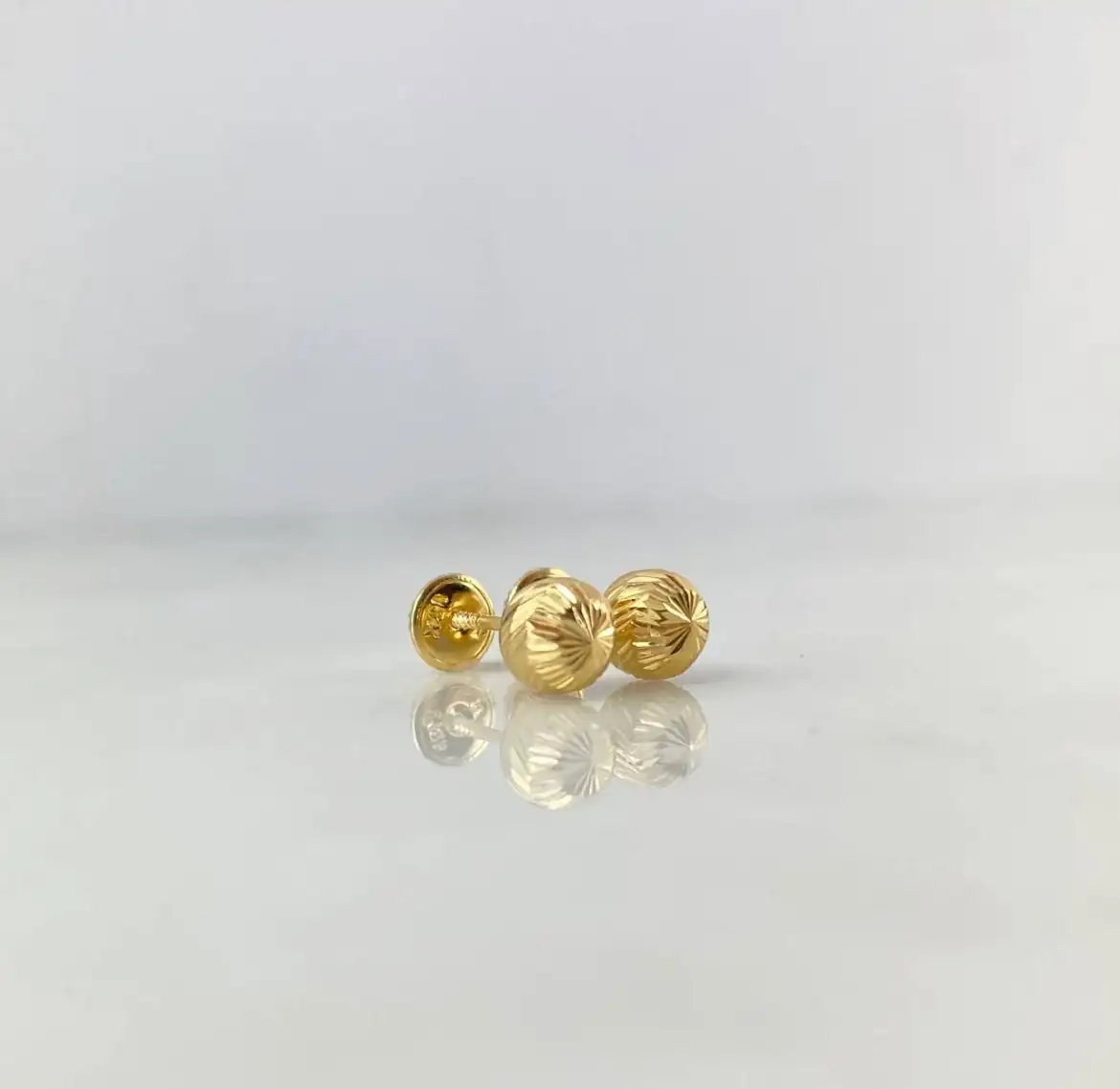 Topo Balin Destello 6mm / Oro amarillo