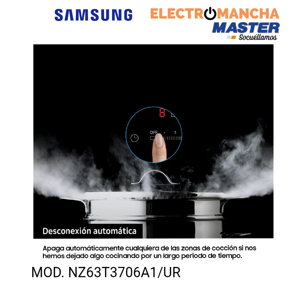 ENCIMERA INDUCCION SAMSUNG NZ63T3706A1/UR 3 FUEGOS  5