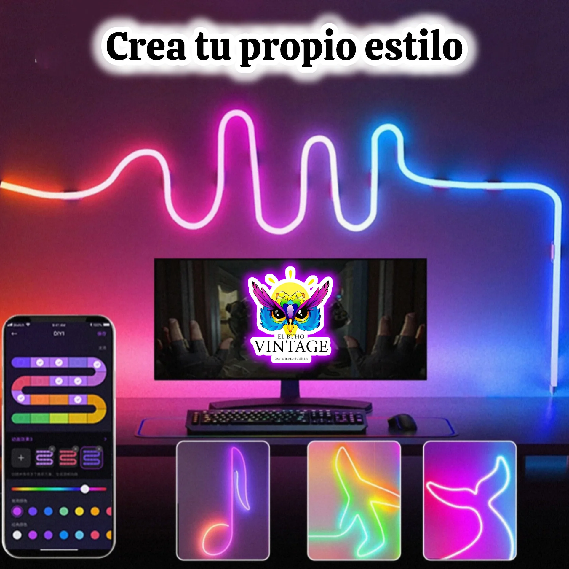 Cinta LED Neón Pixel 5m  5