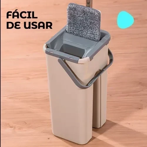 Mopa plana trapeador con balde escurridor de DINAX 3