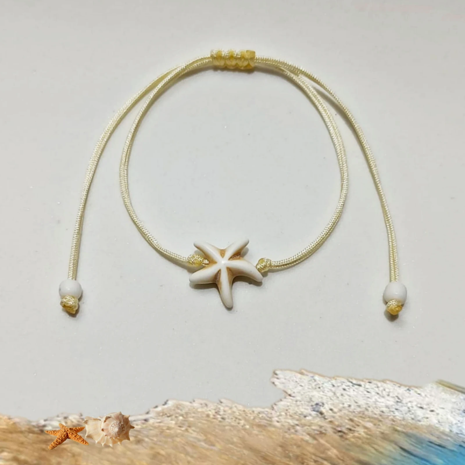 Pulsera con Estrella de Mar Sencilla