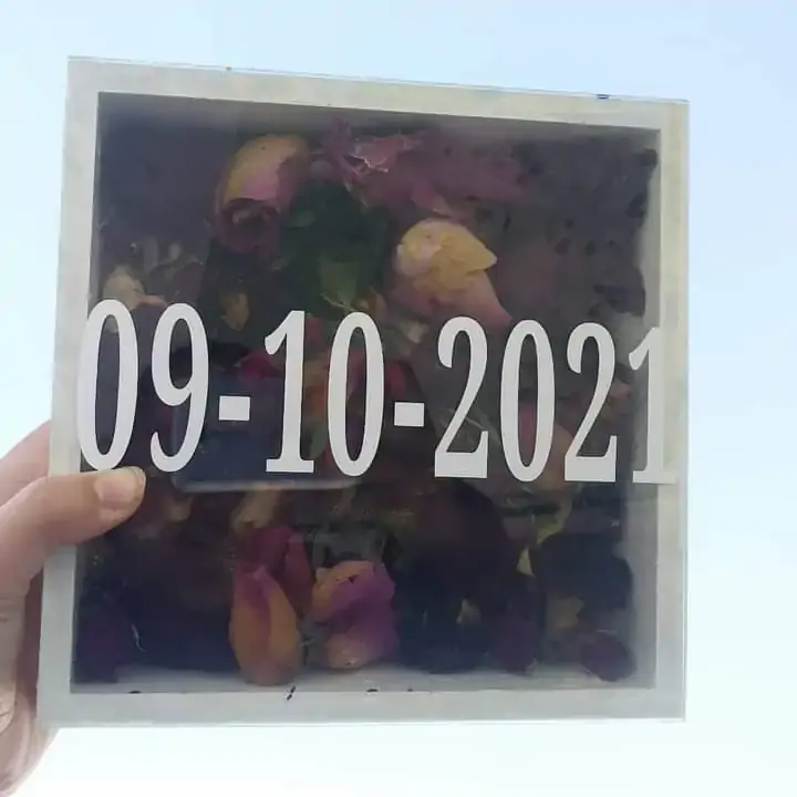 Shadow box sin luces