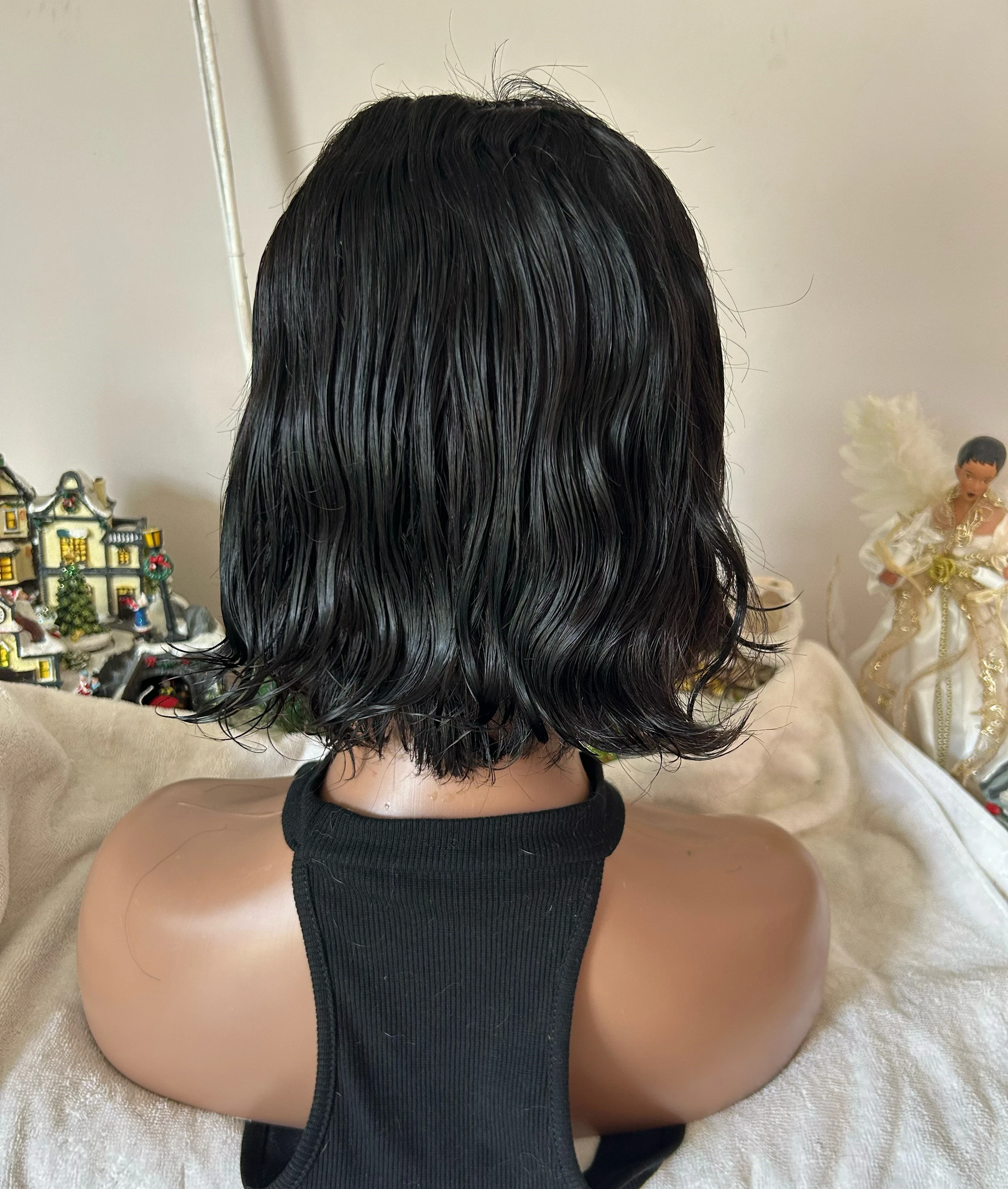 Peluca cabello humano 10 pulgada,  frontal 13x4  2