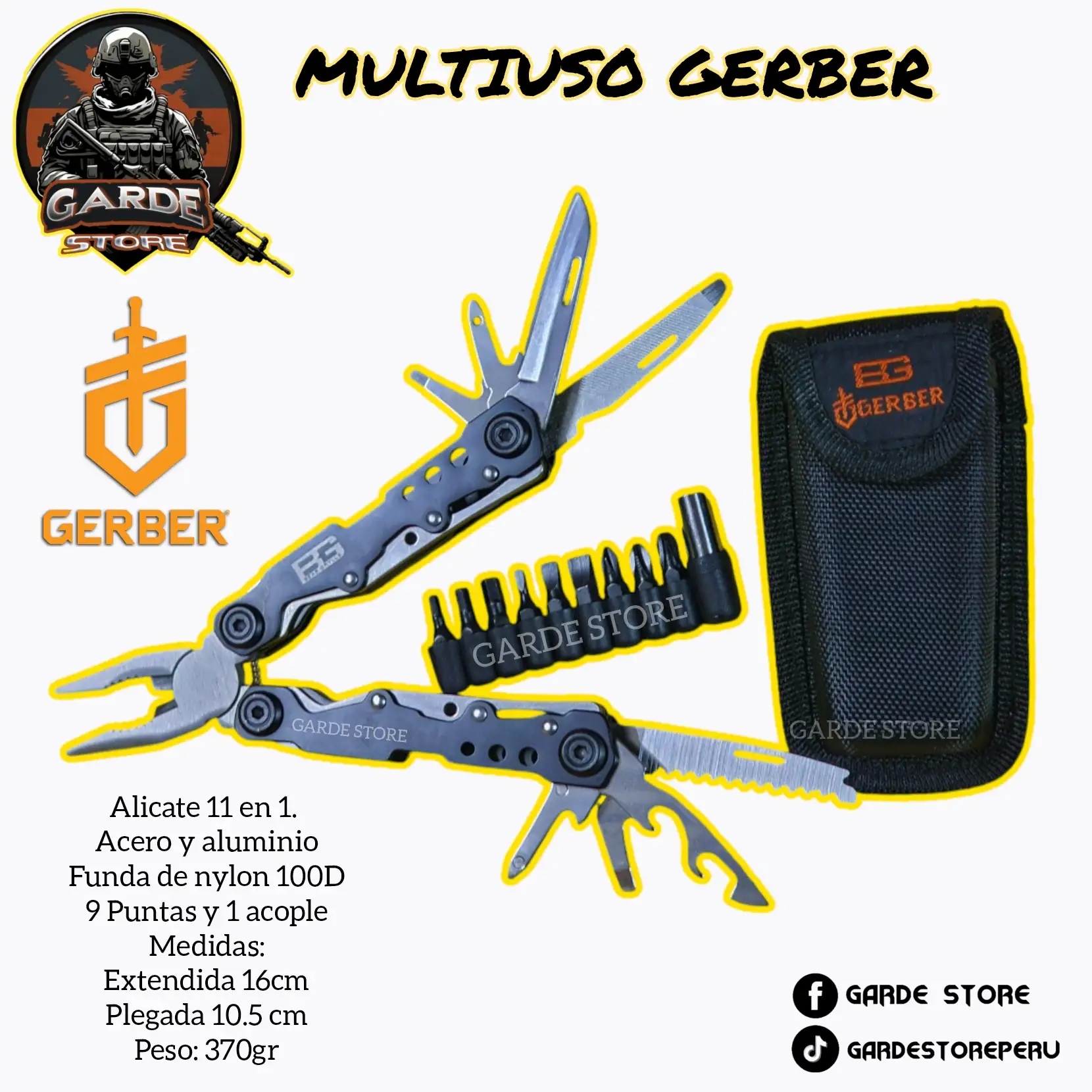 ALICATE MULTIUSO GERBER 