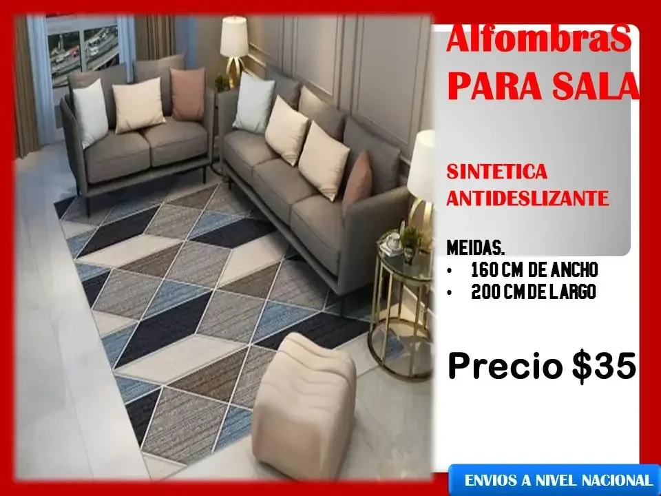 Alfombras para piso, 1.60 metros 