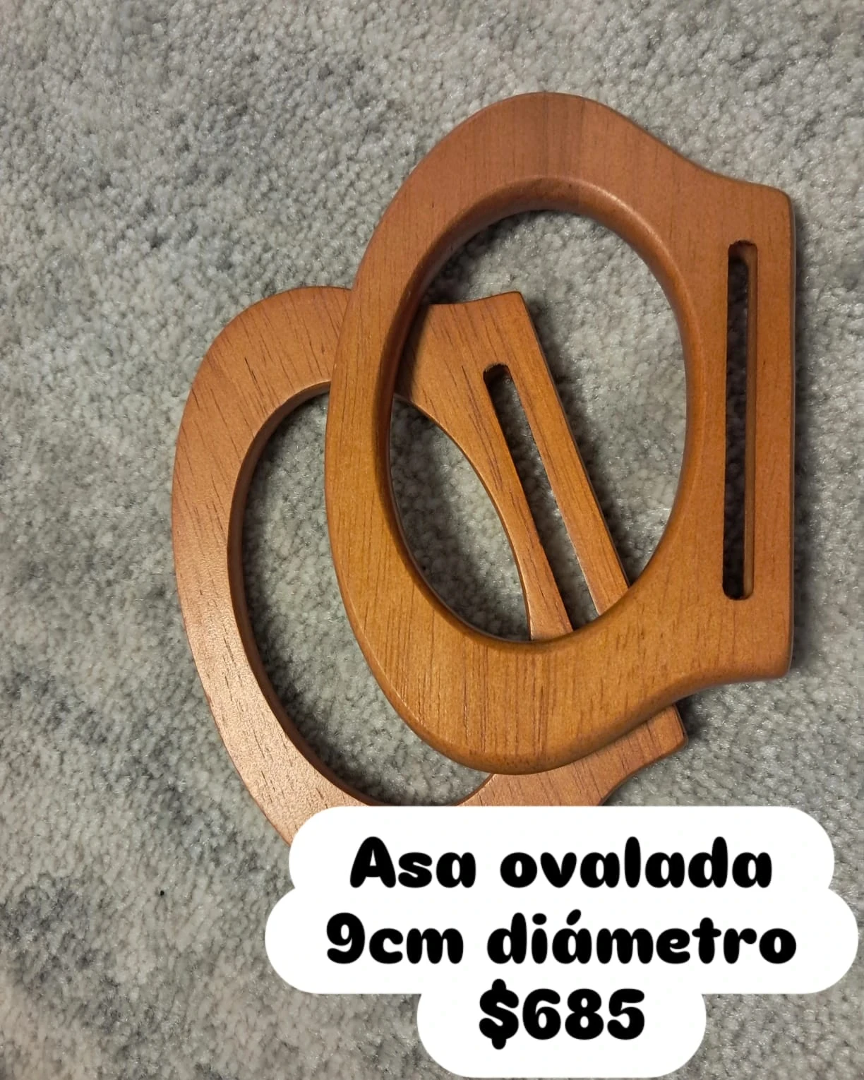ASA OVALADA MARRON