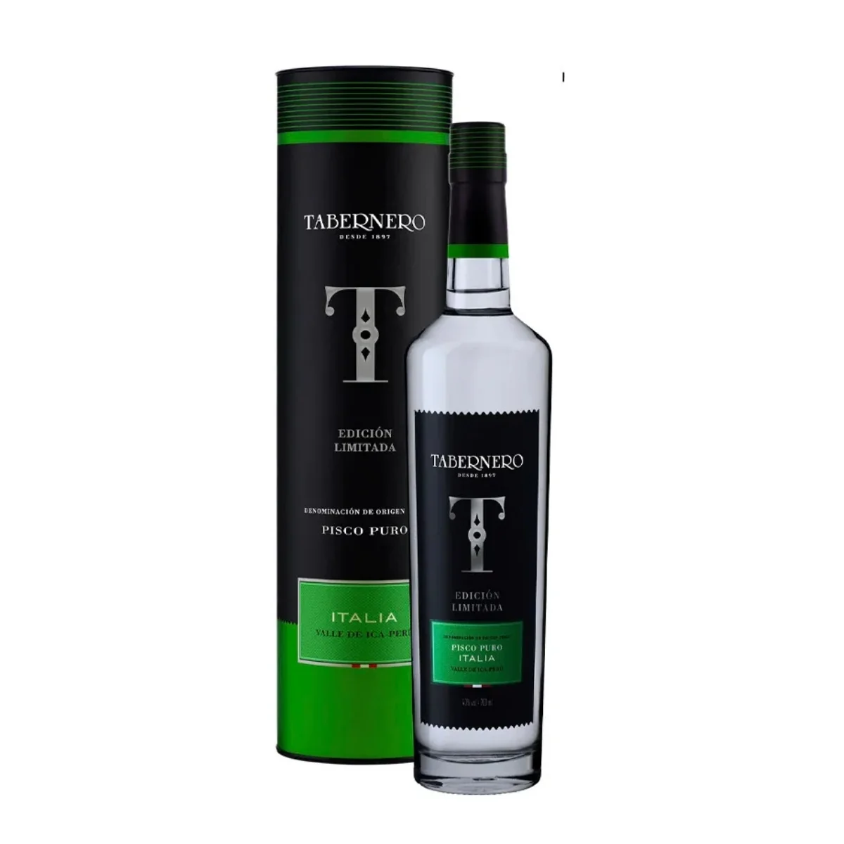 PISCO TABERNERO ITALIA 700ML TUBULAR EDICION LIMITADA