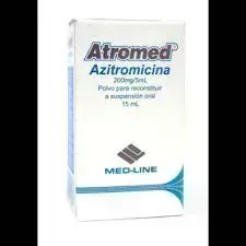 ATROMED SUSP 200 MG / 5 ML FCO X 15 ML AZITROMICINA MED-LINE