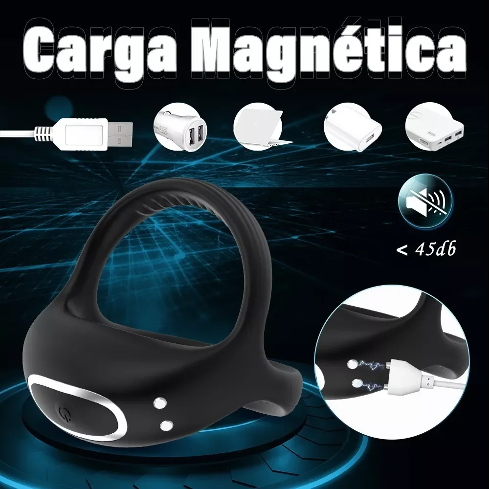 Anillo Vibrador Pene Retardador Eyaculación 3
