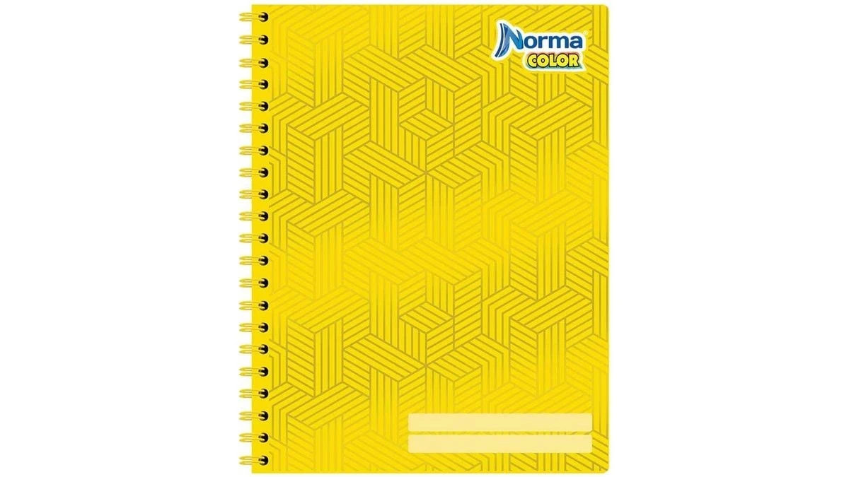 cuaderno  norma color c5 100h espiral 3