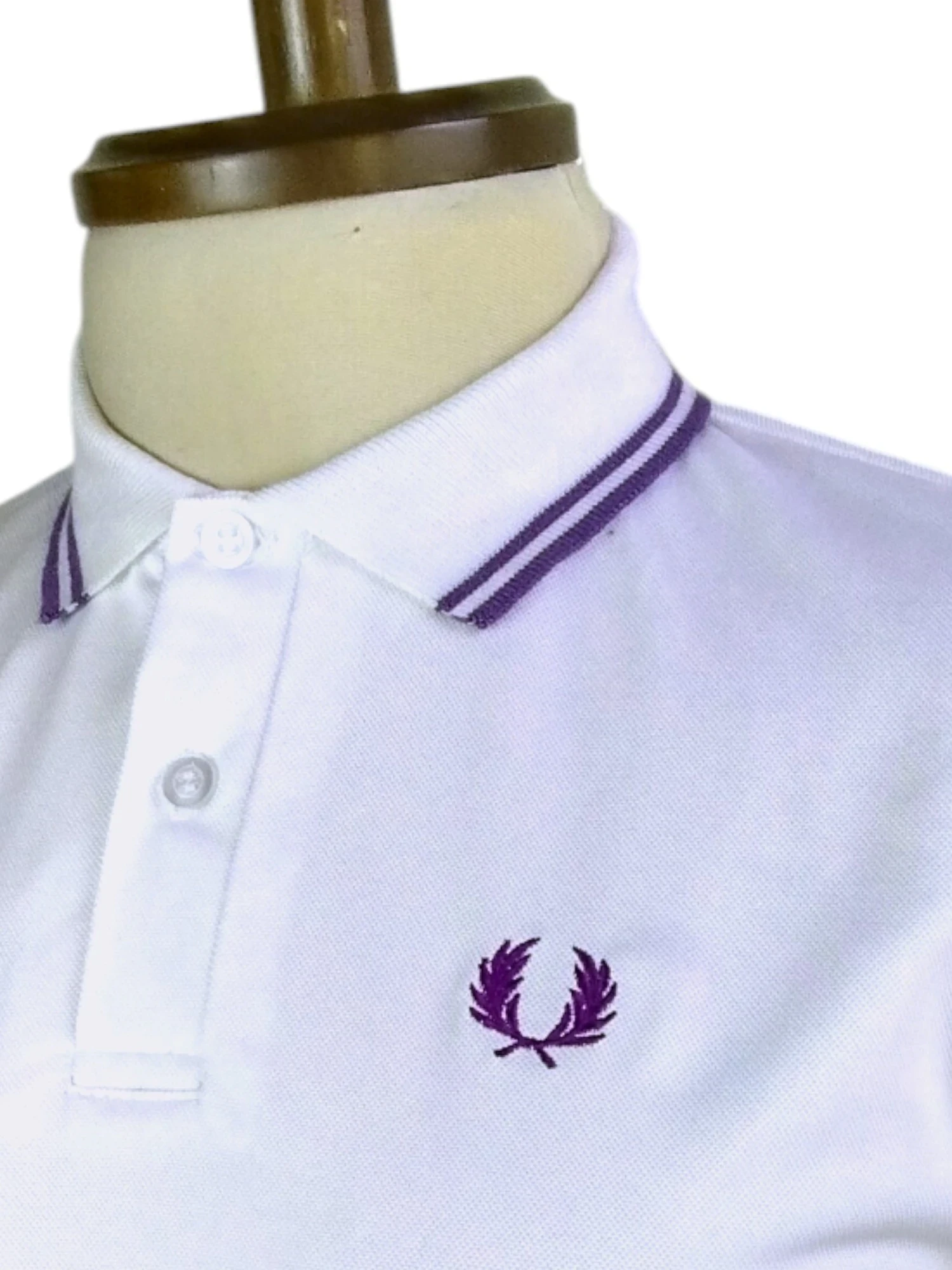 Camisa polo blanca mujer 