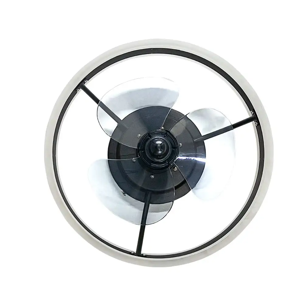 Ventilador de techo con lámpara inteligente y control remoto  4