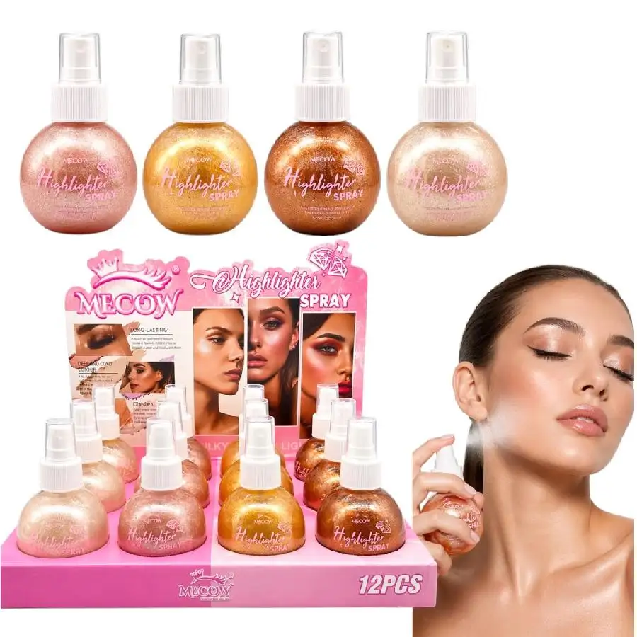 Shimmer spray tonos surtidos 100ml mecow