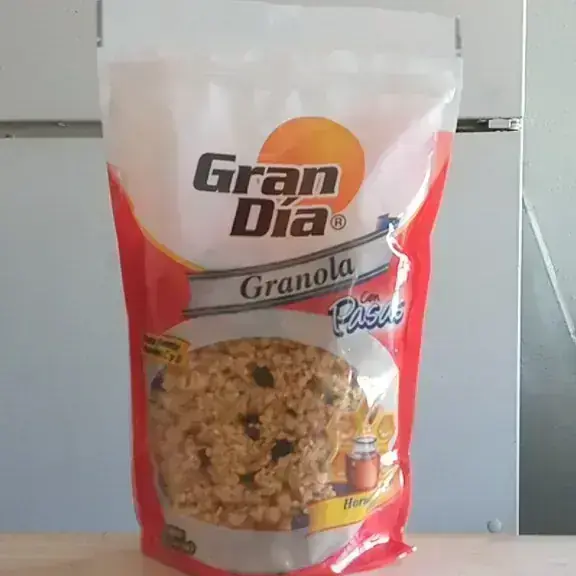 Granola con pasas 
