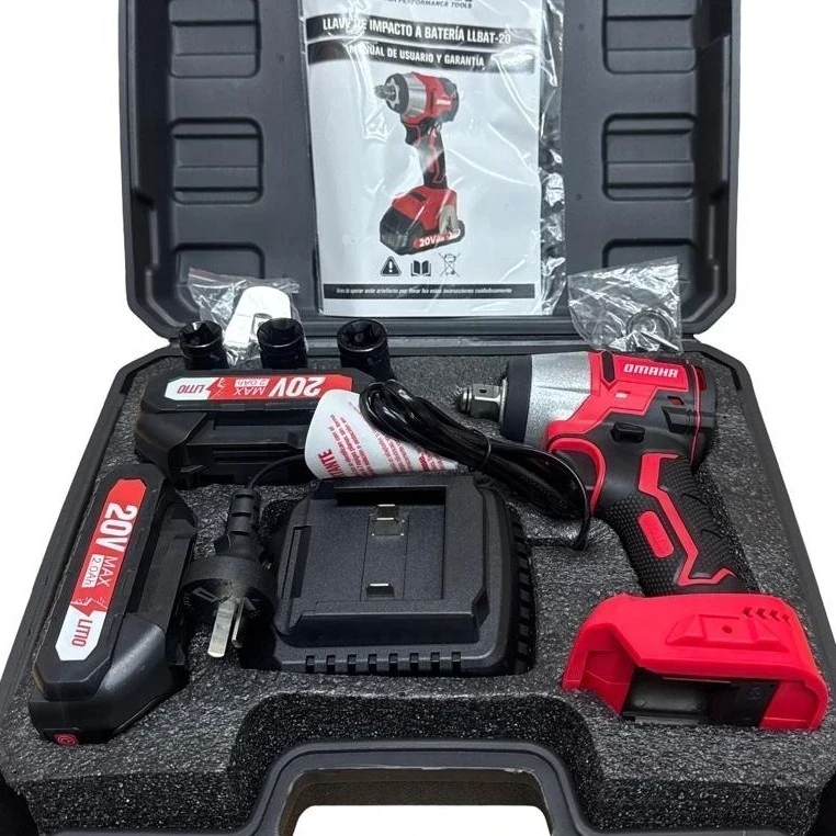 LLAVE PISTOLA DE IMPACTO SIN CARBONES ENCASTRE 1/2" 3
