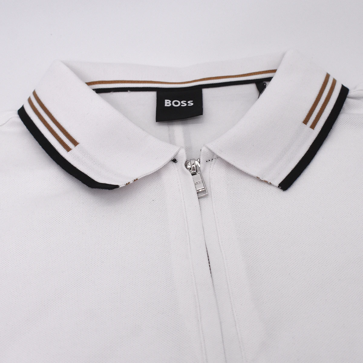 Playera Polo Boss Blanca 6