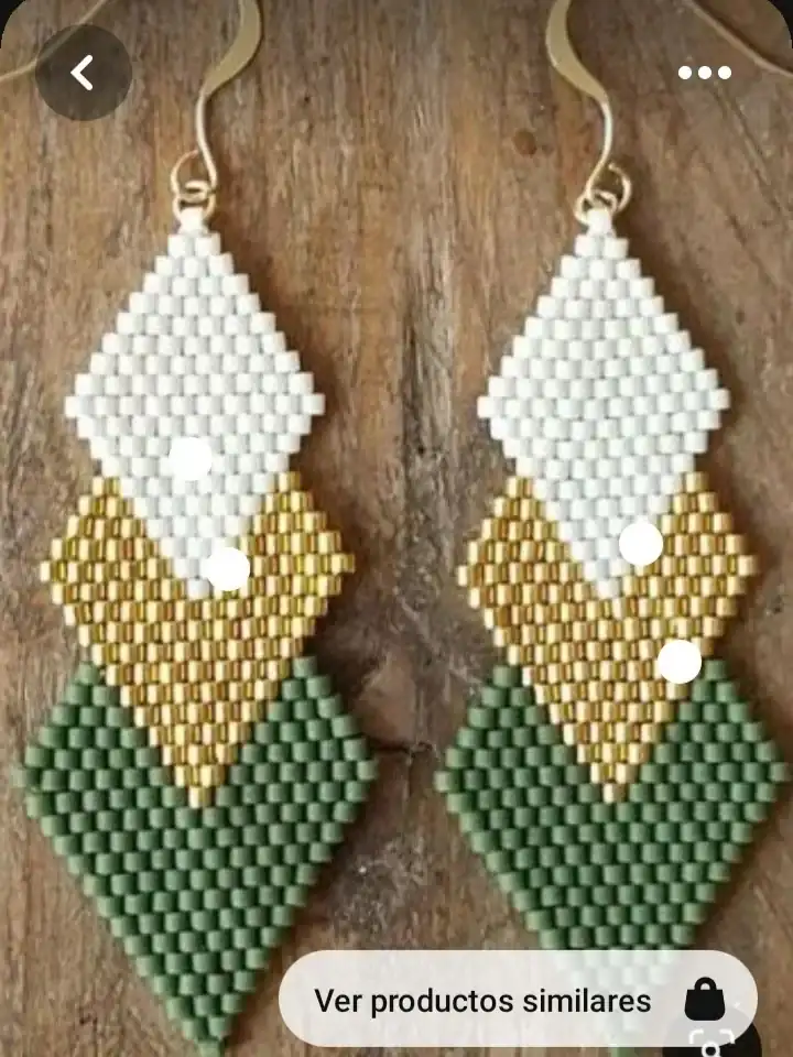 Aretes en 3 Rombos  4