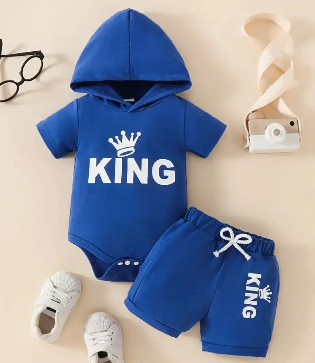 Conjunto king azul