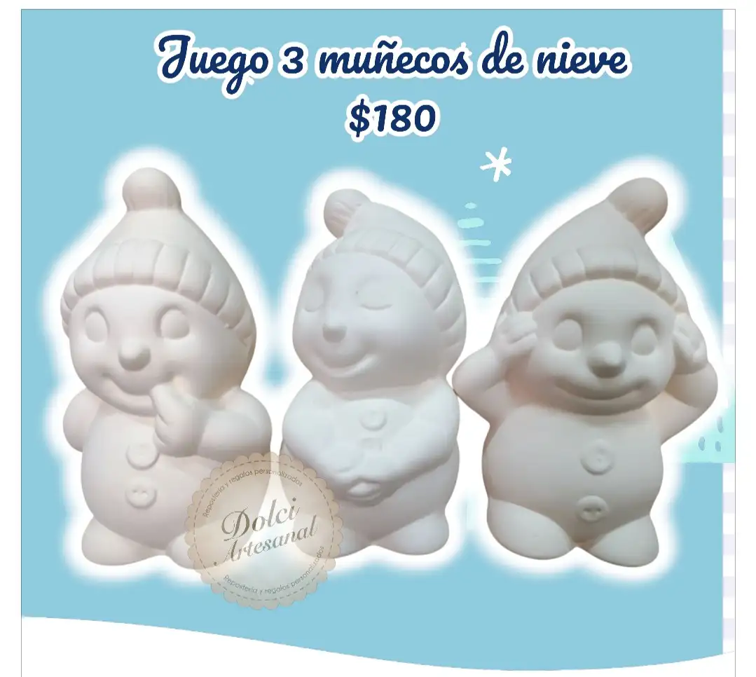 Juego muñecos de nieve 