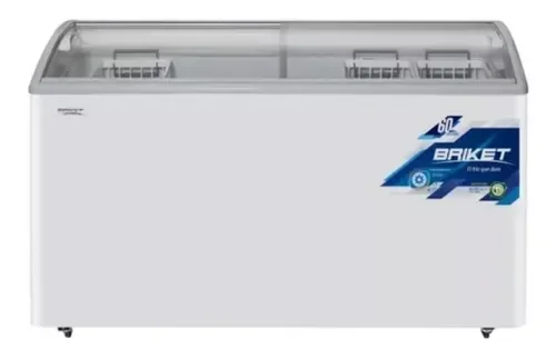 Freezer Briket 430Lts. Tvh-4500 Blanco T/Vidrio 2