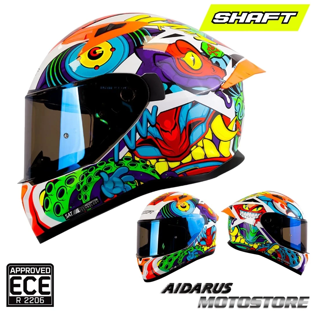 CASCO SHAFT 522SP COMIC FULL COLOR BRILLO