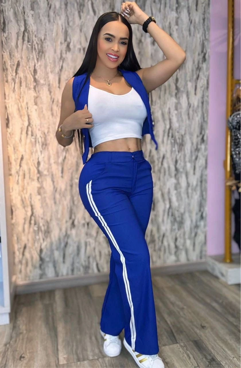 Conjunto Pantalón top y chaqueta  2