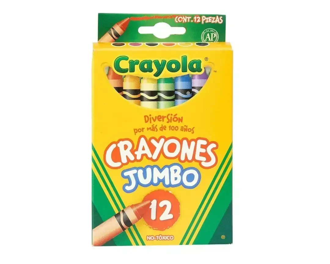 Crayolas jumbo con 12 colores crayola 4