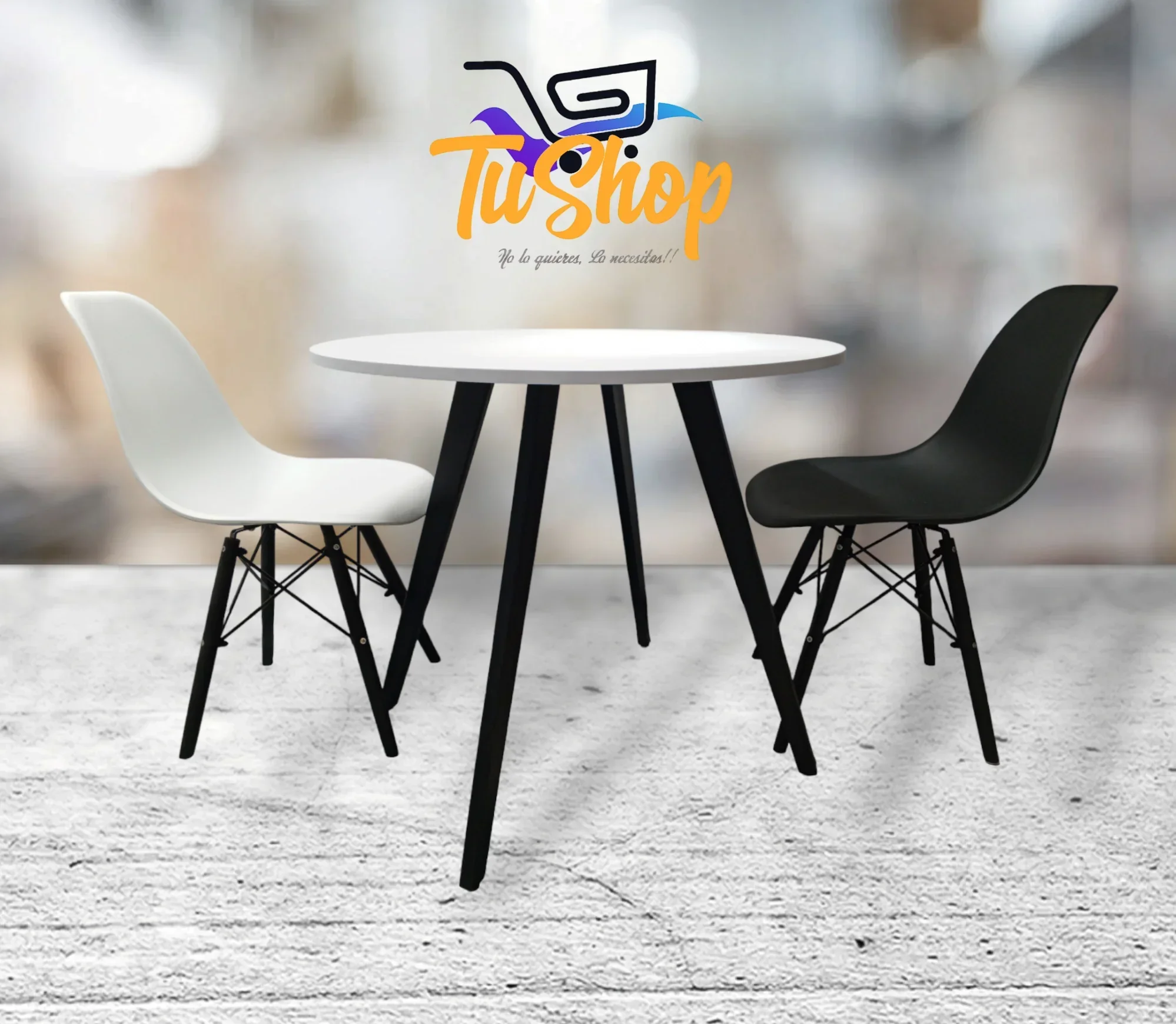 Edicion Limitada Juego Comedor Bordico Black White  4