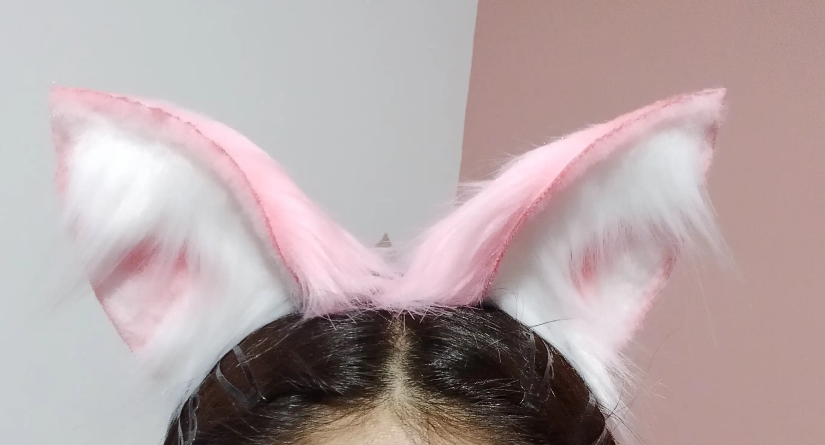 Orejitas rosa blanco 2