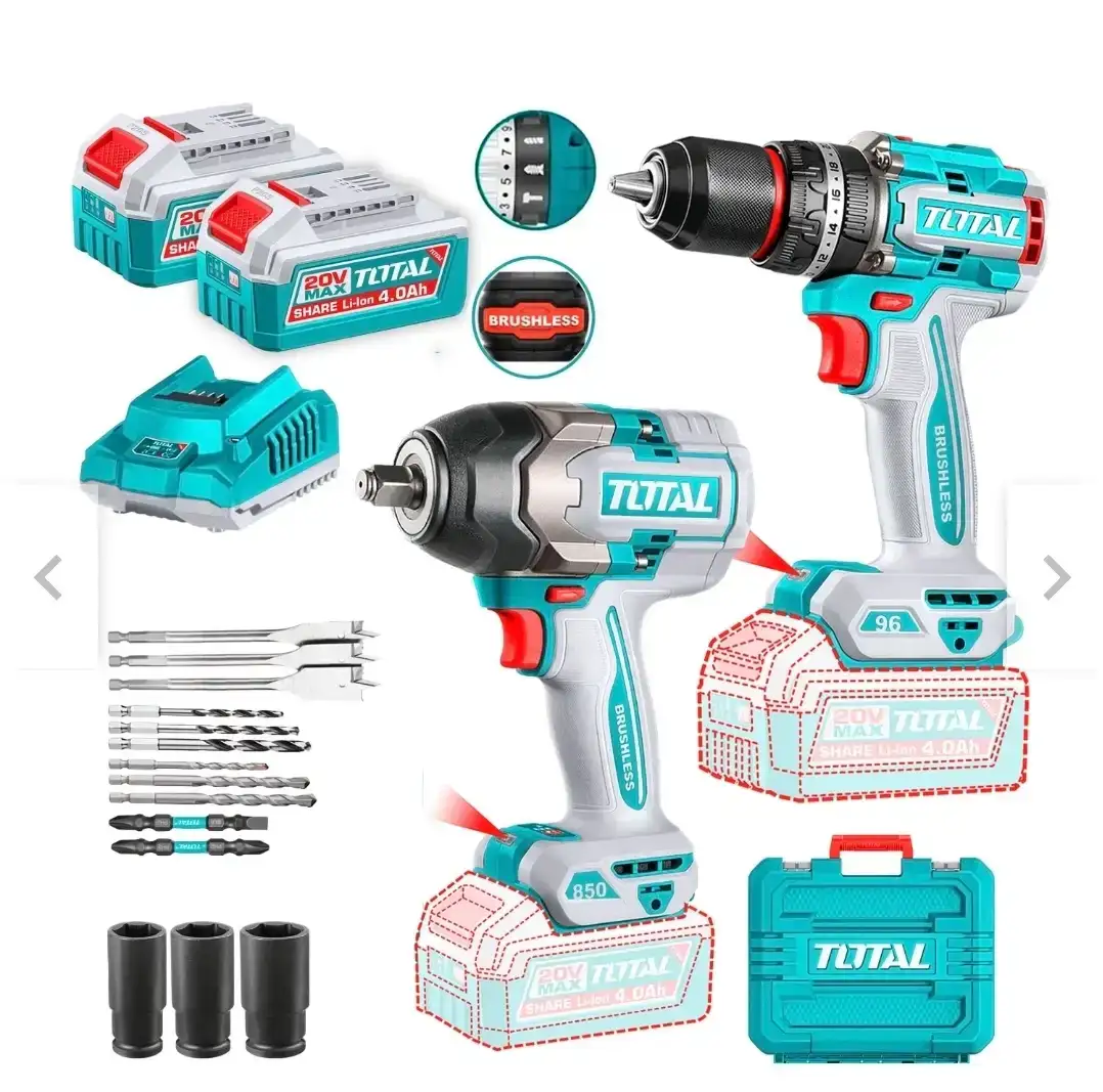 COMBO MIXTO - PISTOLA DE IMPACTO 850nm Y TALADRO 96nm