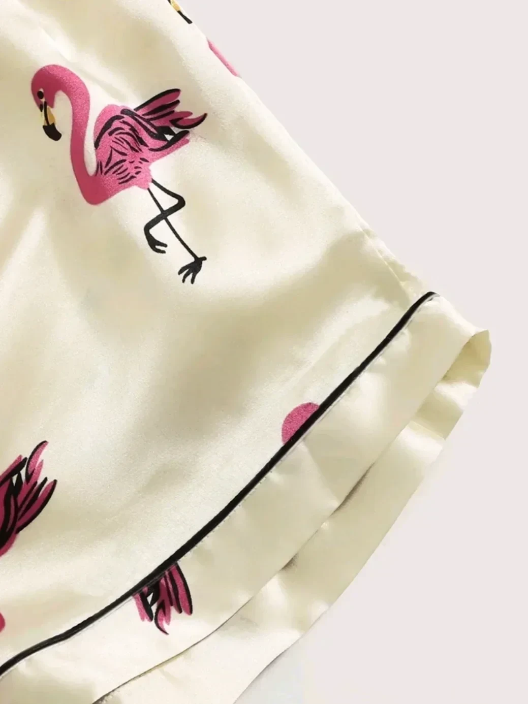 Pijama satén flamenco, talla M 3