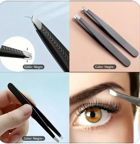 saca cejas profesional de acero inoxidable 