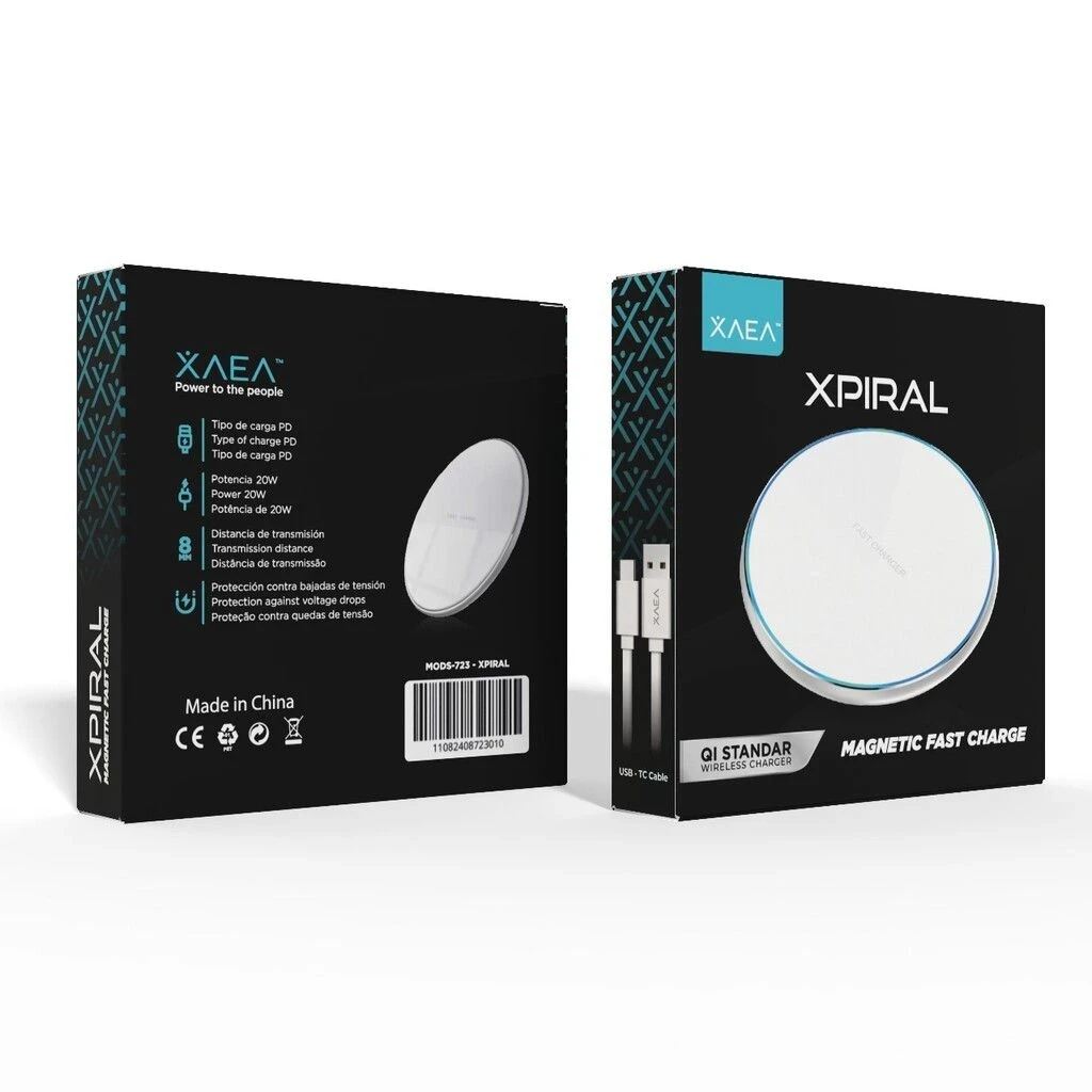 CARGADOR WIRELESS MODS-723 XPIRAL – XAEA – BLANCO Iniciar sesión para ver precios