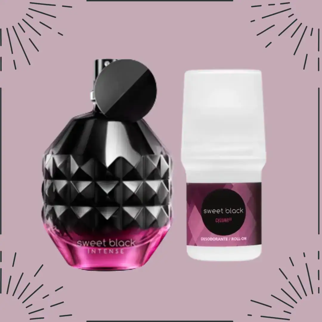 Set Sweet Black Intense + Desodorante Sweet Black cyzone