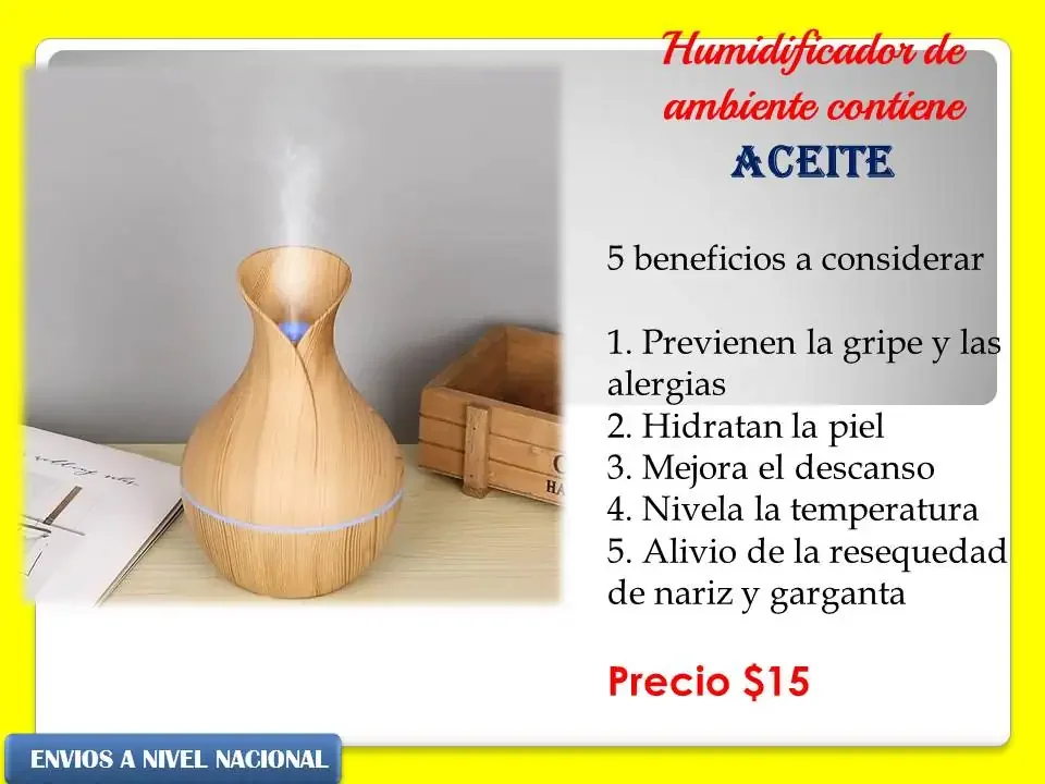 Humidificador ambiental  3