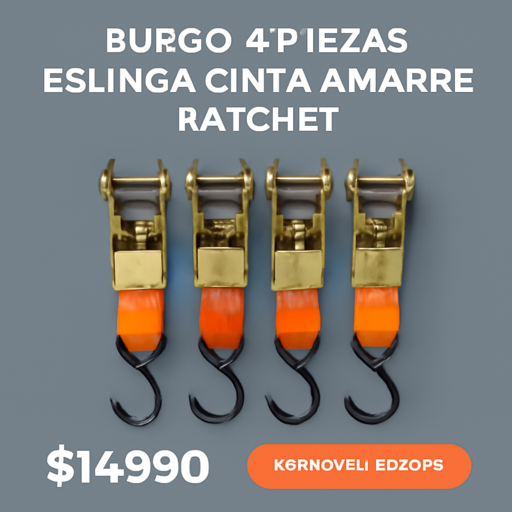 Eslingas x4 piezas 