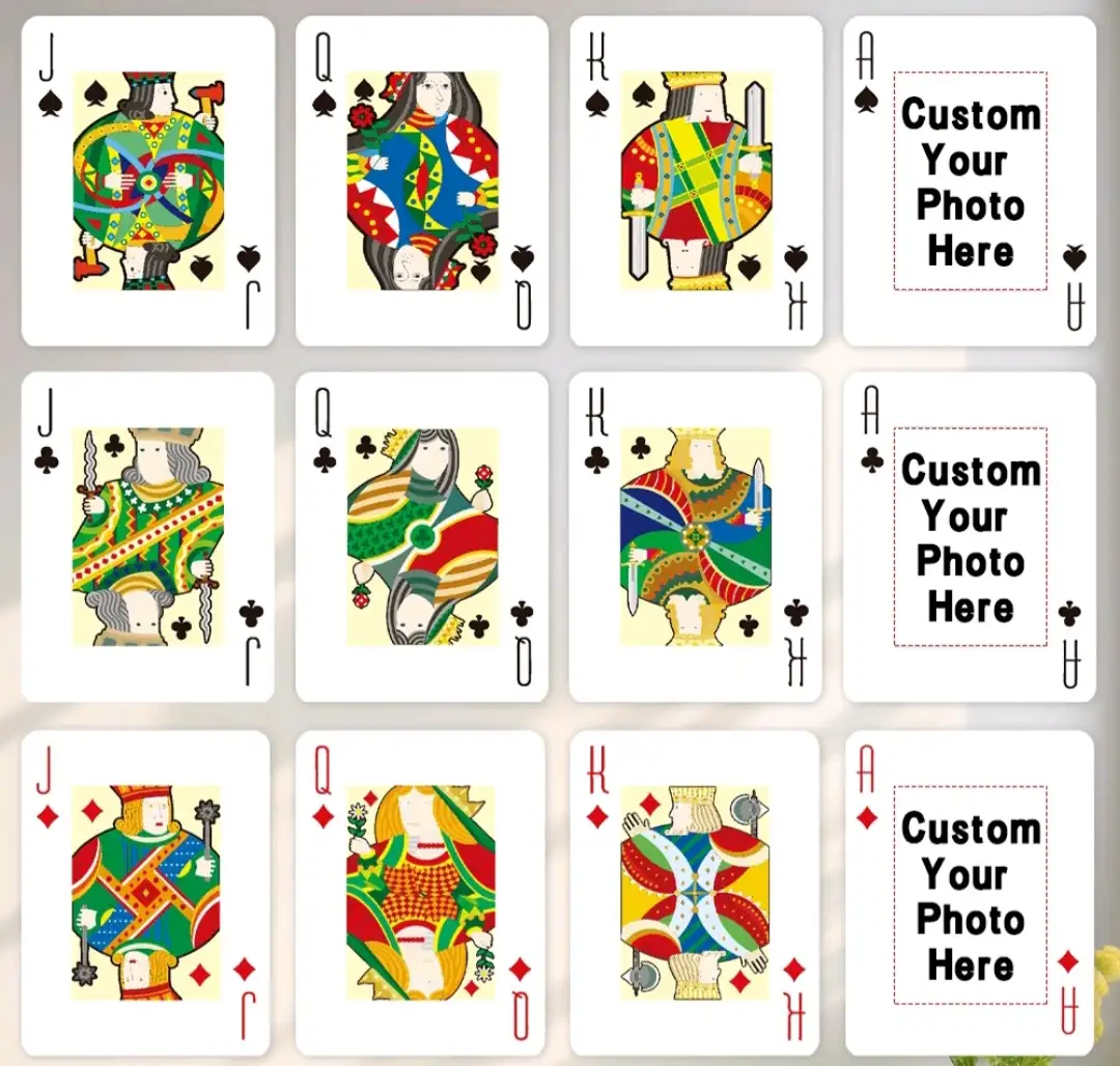 1 Set /54, Naipes personalizados, Imágenes de texto personalizadas, Se pueden personalizar 5 fotos, Fotos de pareja personalizadas y fotos familiares de naipes, Cartas de juego de mesa, Recuerdos de boda, Recuerdos de aniversario, Caja de regalo. Vuelta al colegio, Útiles escolares, Para adolescentes, Estudiantes de secundaria, Estudiantes universitarios, Estudiantes universitarios, Estudiantes de primer año, Estudiantes de segundo año, Estudiantes de cursos inferiores, Tarjetas de felicitación personalizadas, Local, Suministros de oficina y escolares, Decoración navideña, Tarjetas de visita personalizadas con logotipo y texto, Nuevo trabajo, Suministros de oficina 3