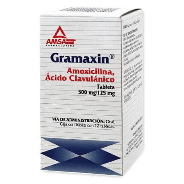 Gramaxin amoxicilina / acido clavulanico 500mg/125mg