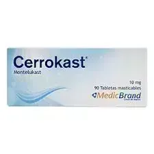 CERROKAST 10 MG CJA X 90 TAB MONTELUKAST MEDIC BRAND