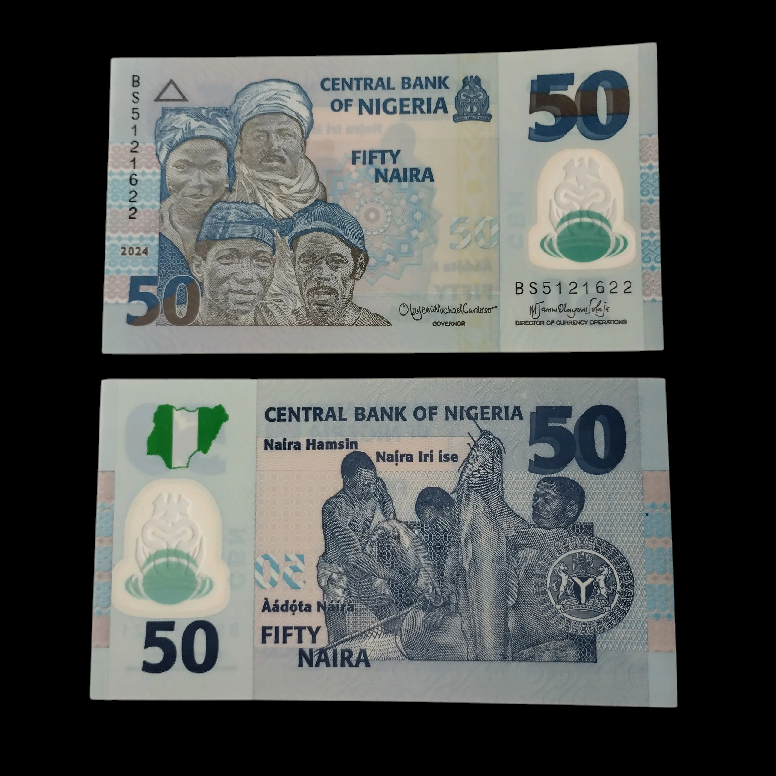 • Nigeria 50 naira UNC 