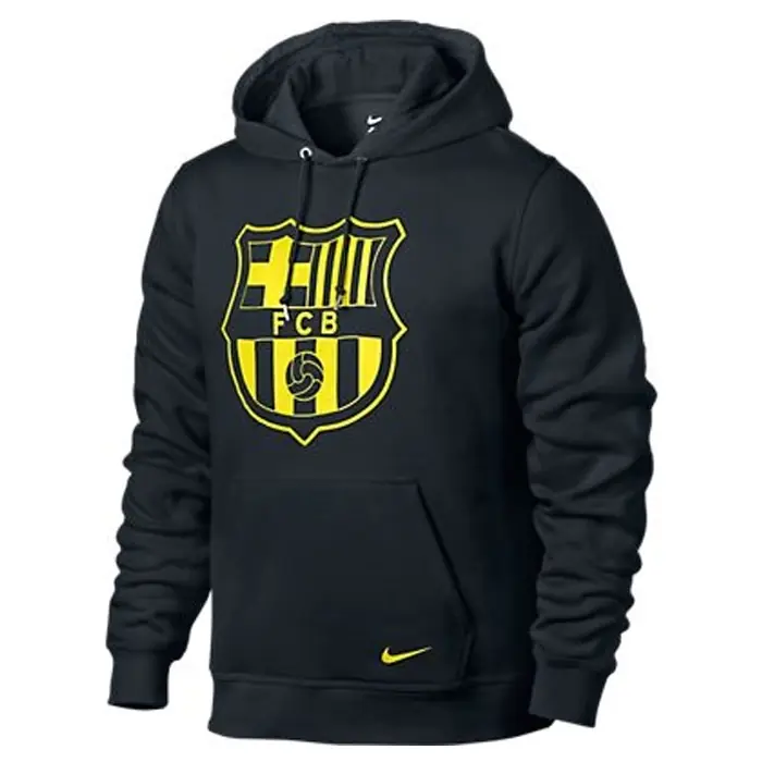 POLERA CON CAPUCHA DE BARCELONA